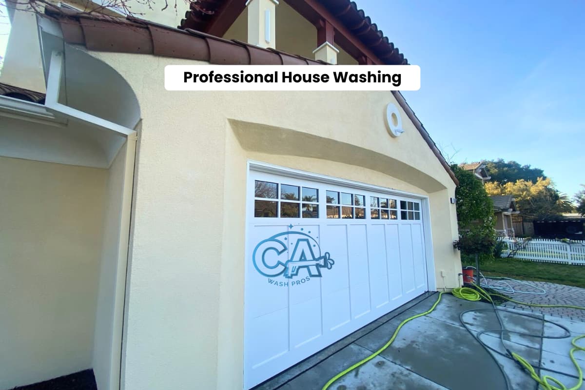 Professional house washing service by CA Wash Pros.
